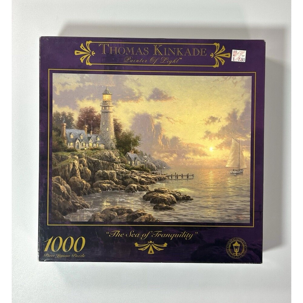 Thomas Kinkade The Sea of Tranquility 1000 Piece Jigsaw Puzzle Ceaco NEW Sealed